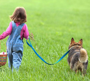 trekking bambini con cani